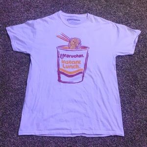 White Ramen Themed tshirt, Medium